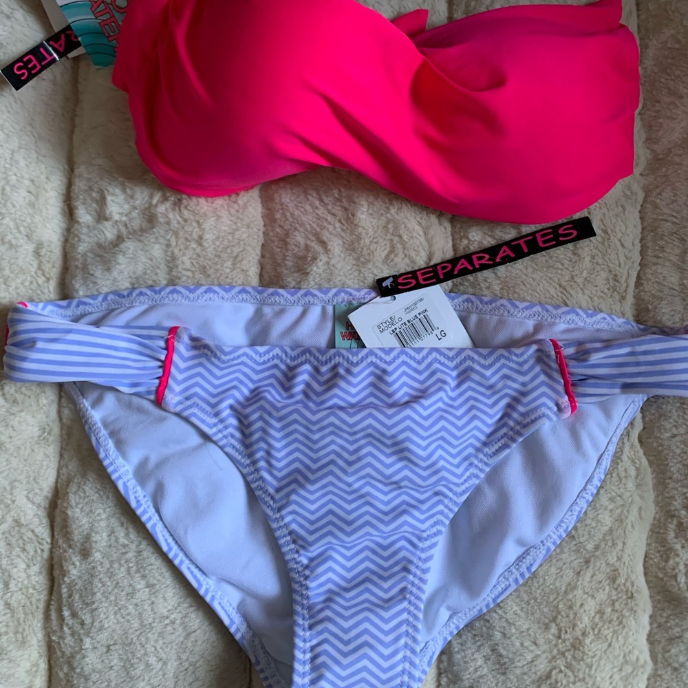 Two-piece bikini with tags